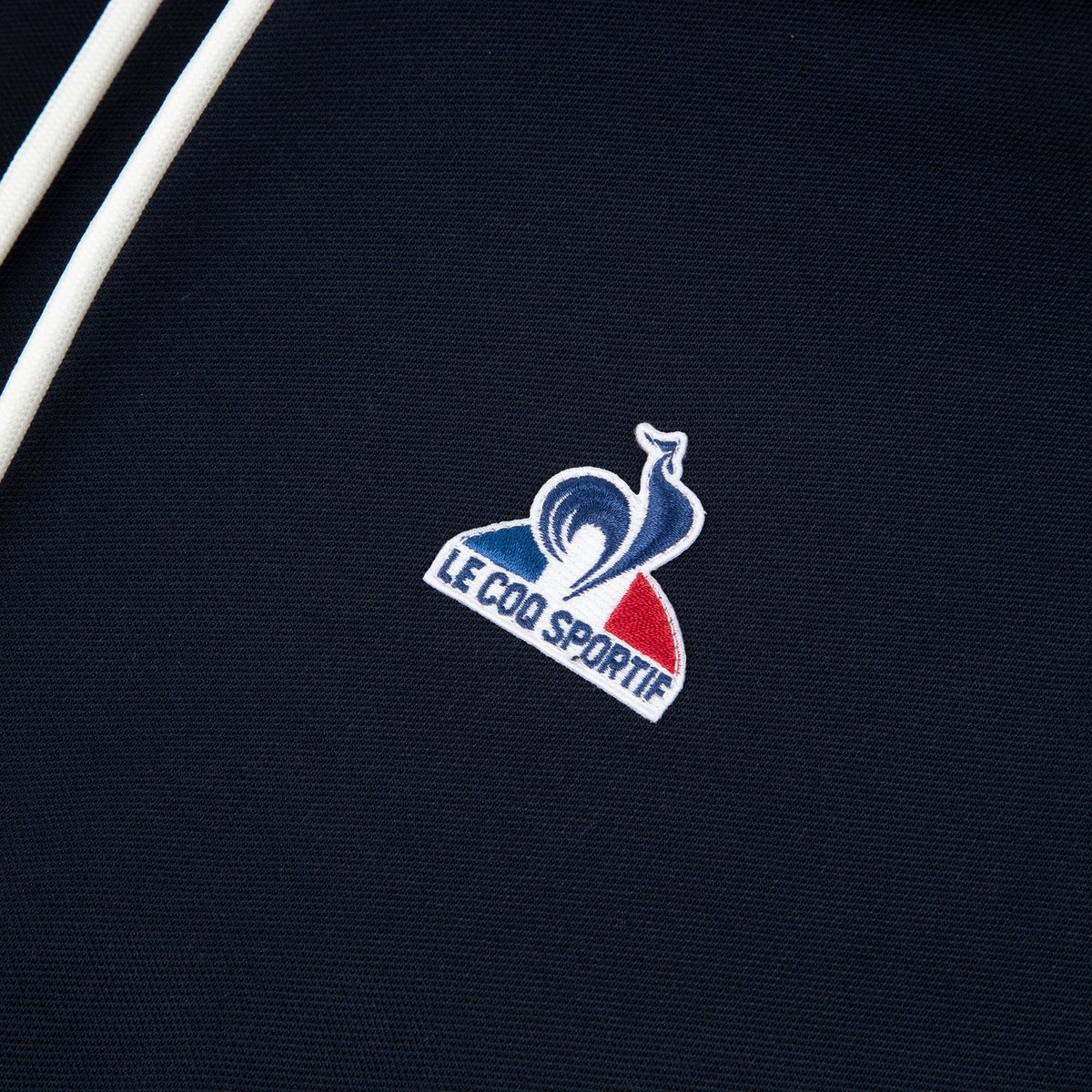 Sweat à capuche Tricolore bleu, LE COQ SPORTIF