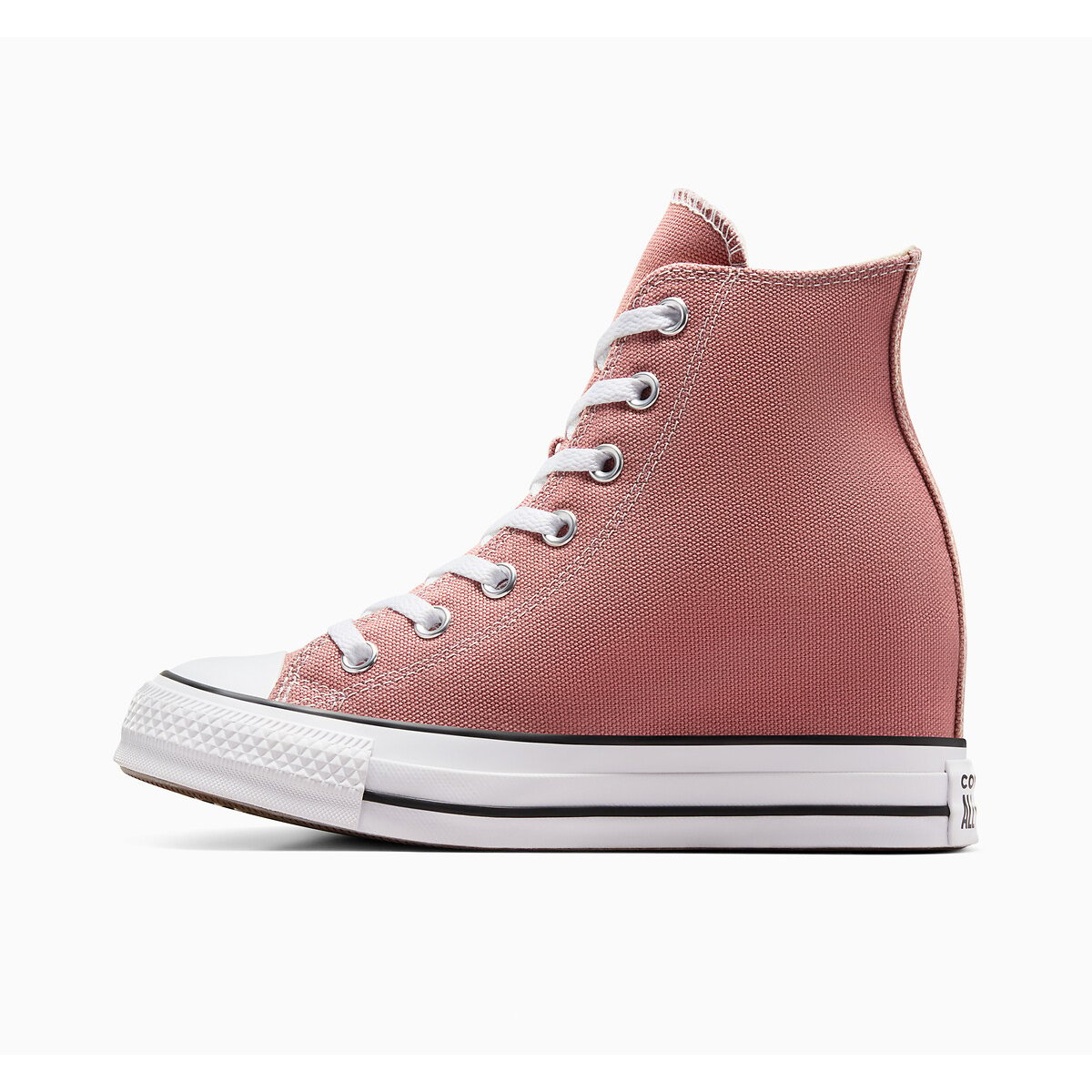 All Star Wedge Hi Seasonal Colour Trainers dark pink, CONVERSE