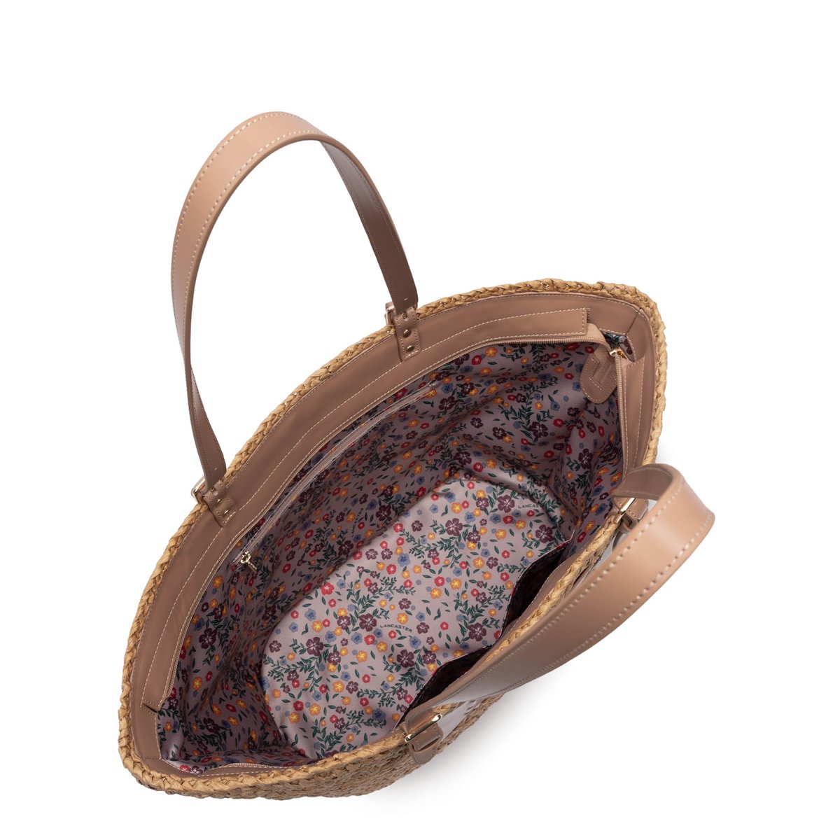 Grand sac cabas épaule LE PANIER naturel, LANCASTER