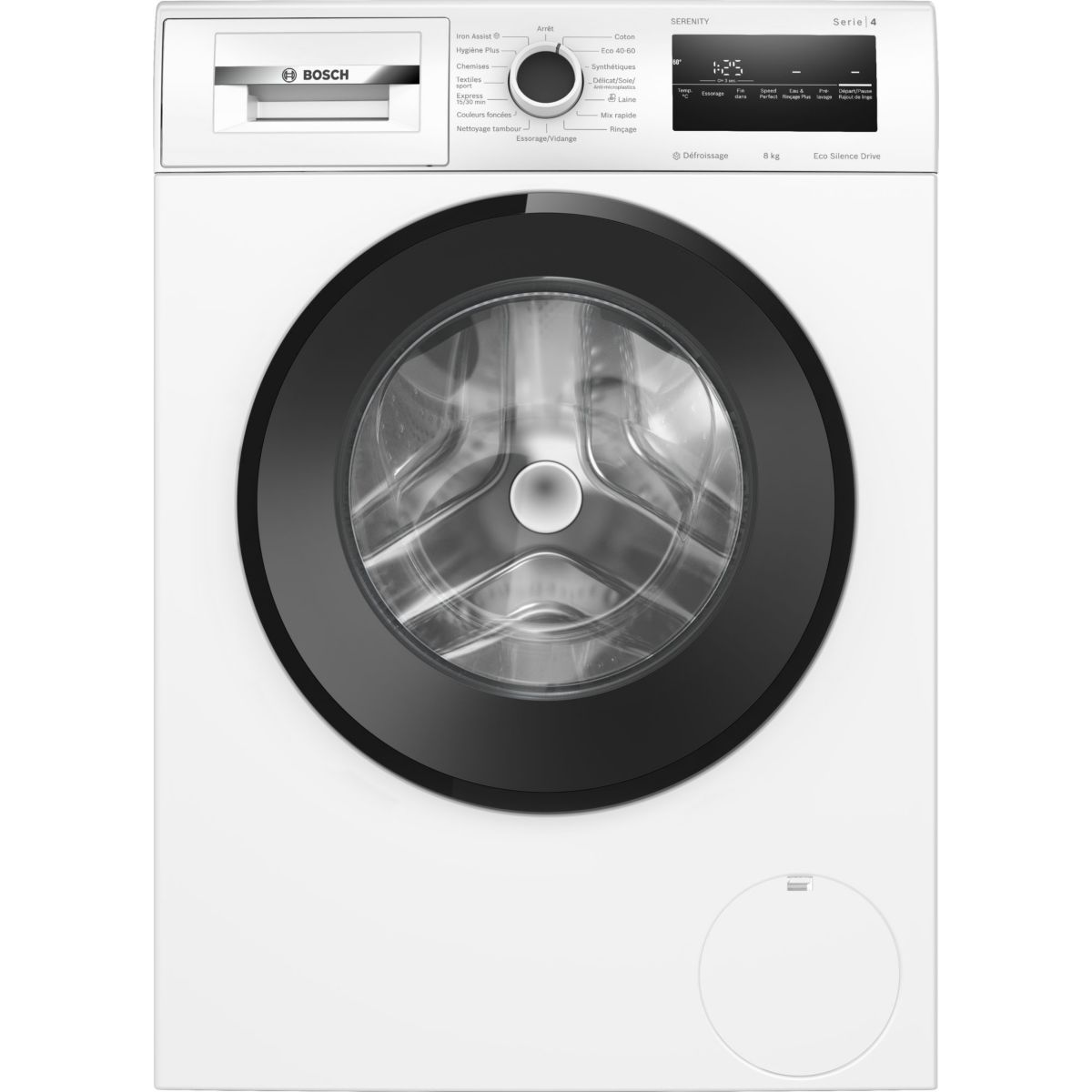 Lave linge hublot WAN2827QFR couleur unique, BOSCH