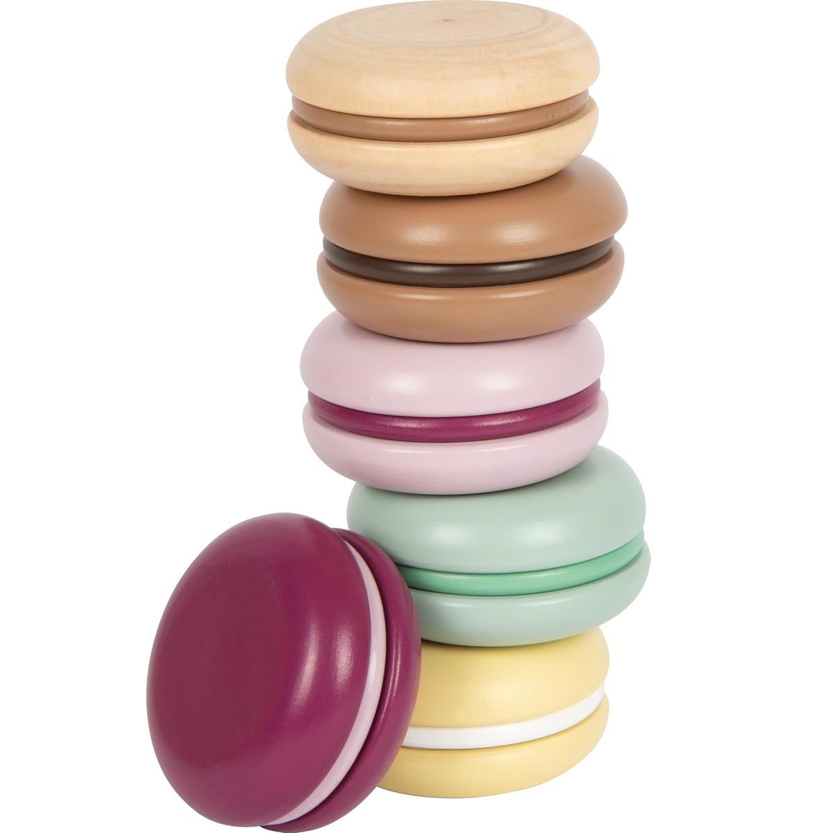 Macarons en bois FRESH marron, SMALL FOOT COMPANY