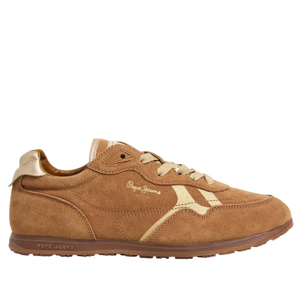 Daze - Baskets Classiques En Daim brun tabac, PEPE JEANS