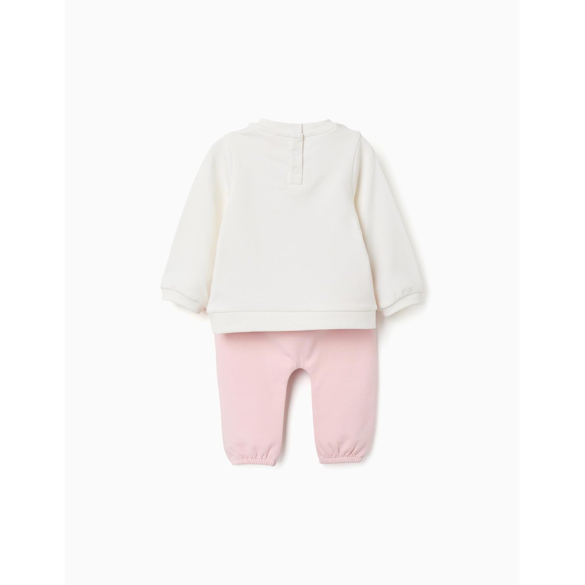 Ensemble en coton peigné avec imprimé Minnie blanc, ZIPPY