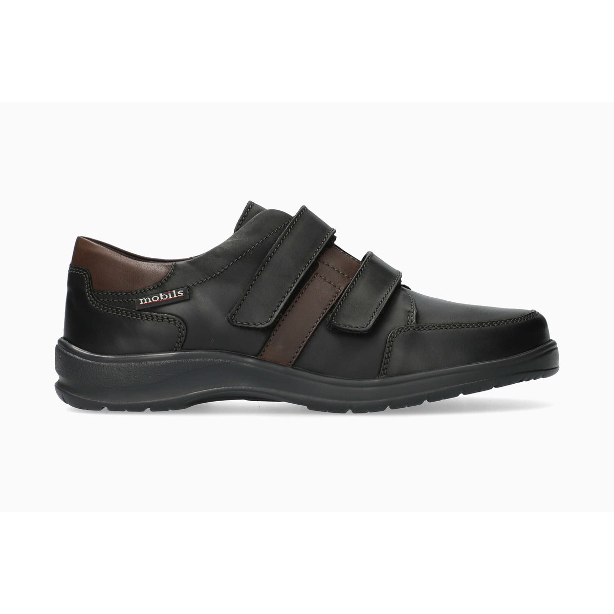 Baskets en cuir EYMAR noir p5106, MEPHISTO