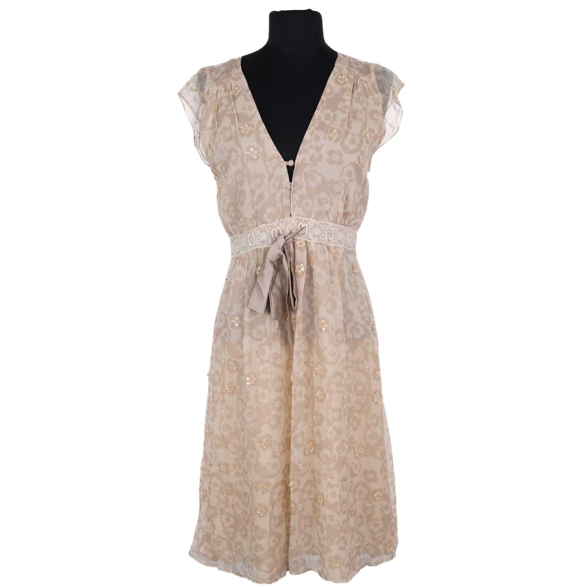 Robe - Très Bon État beige, SANDRO