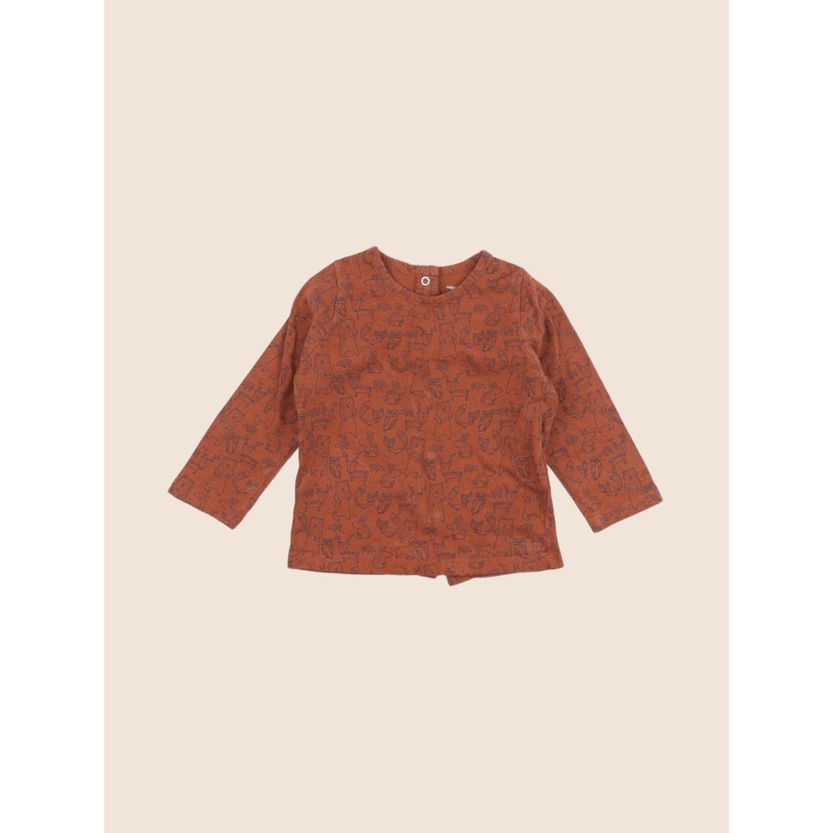 Tee-shirt - Très bon état orange, VERTBAUDET