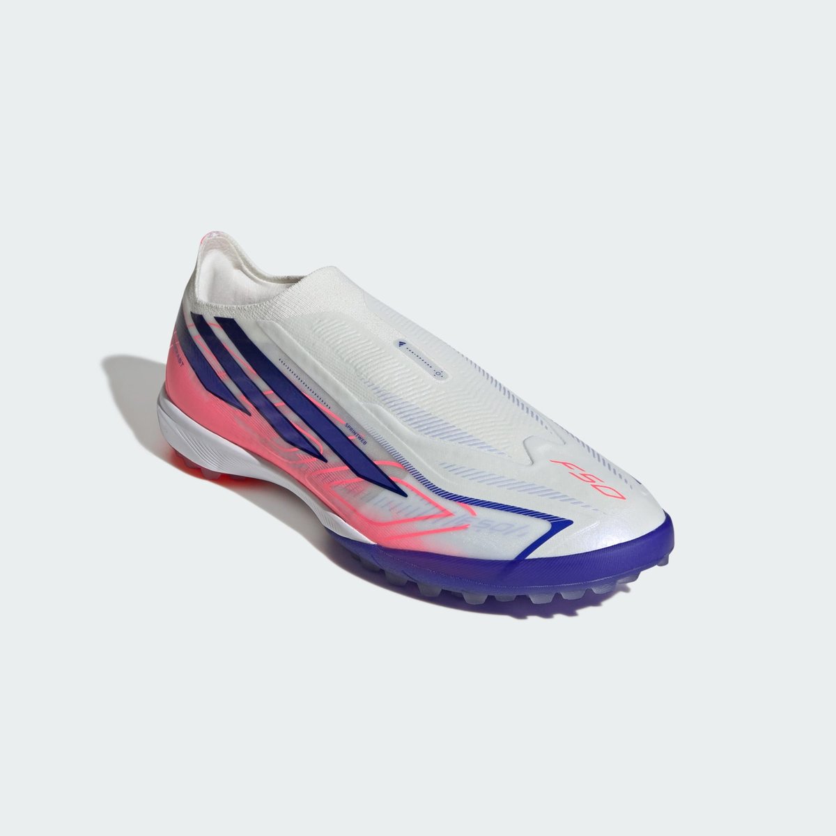 Chaussure De Football Sans Lacets F50 Hyperfast Pro Turf Chaussure De Football Sans Lacets F50 Hyperfast Pro Turf cloud white / solar purple / solar turbo, adidas Performance