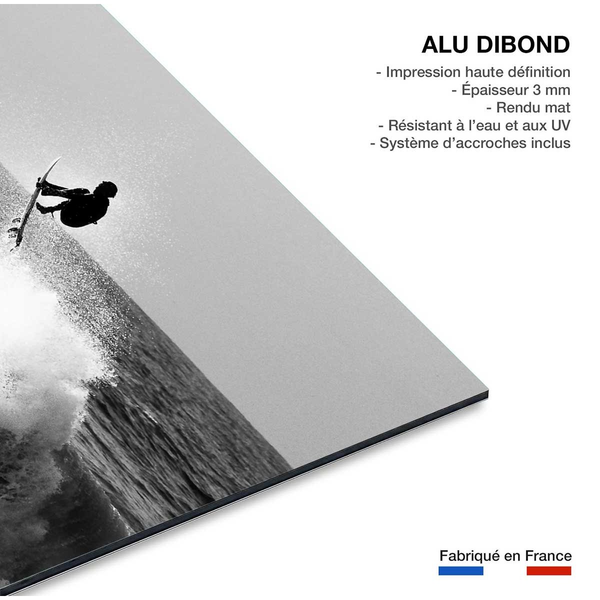 Tableau surf hossegor tableau alu dibond, HEXOA
