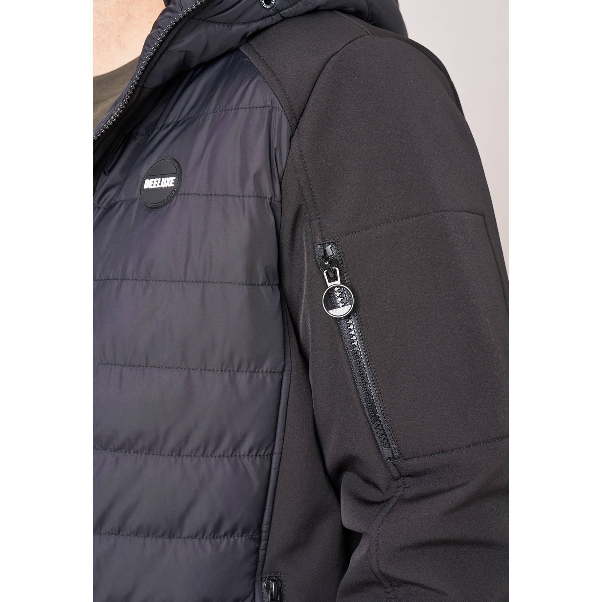 Blouson matelassé homme SECTOR black, DEELUXE