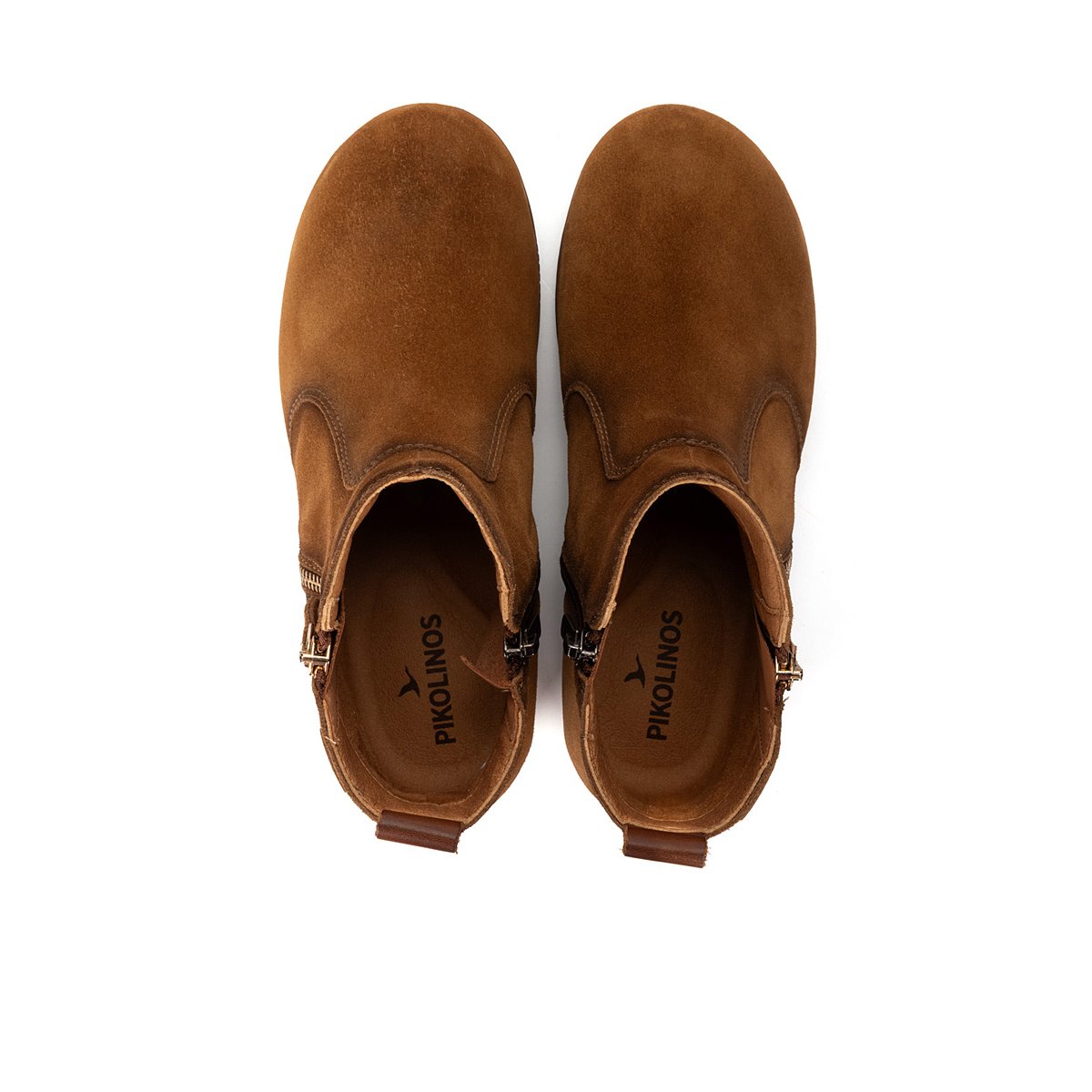 Bottines plates cuir Granada brandy, PIKOLINOS