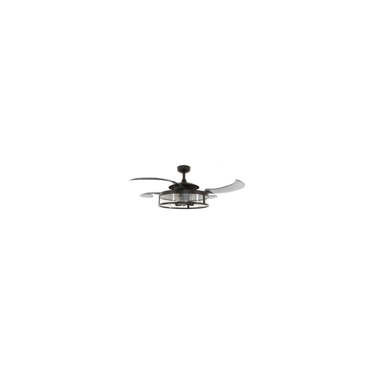 Ventilateur plafond CLASSIC noir - gris, BOUTICA-DESIGN
