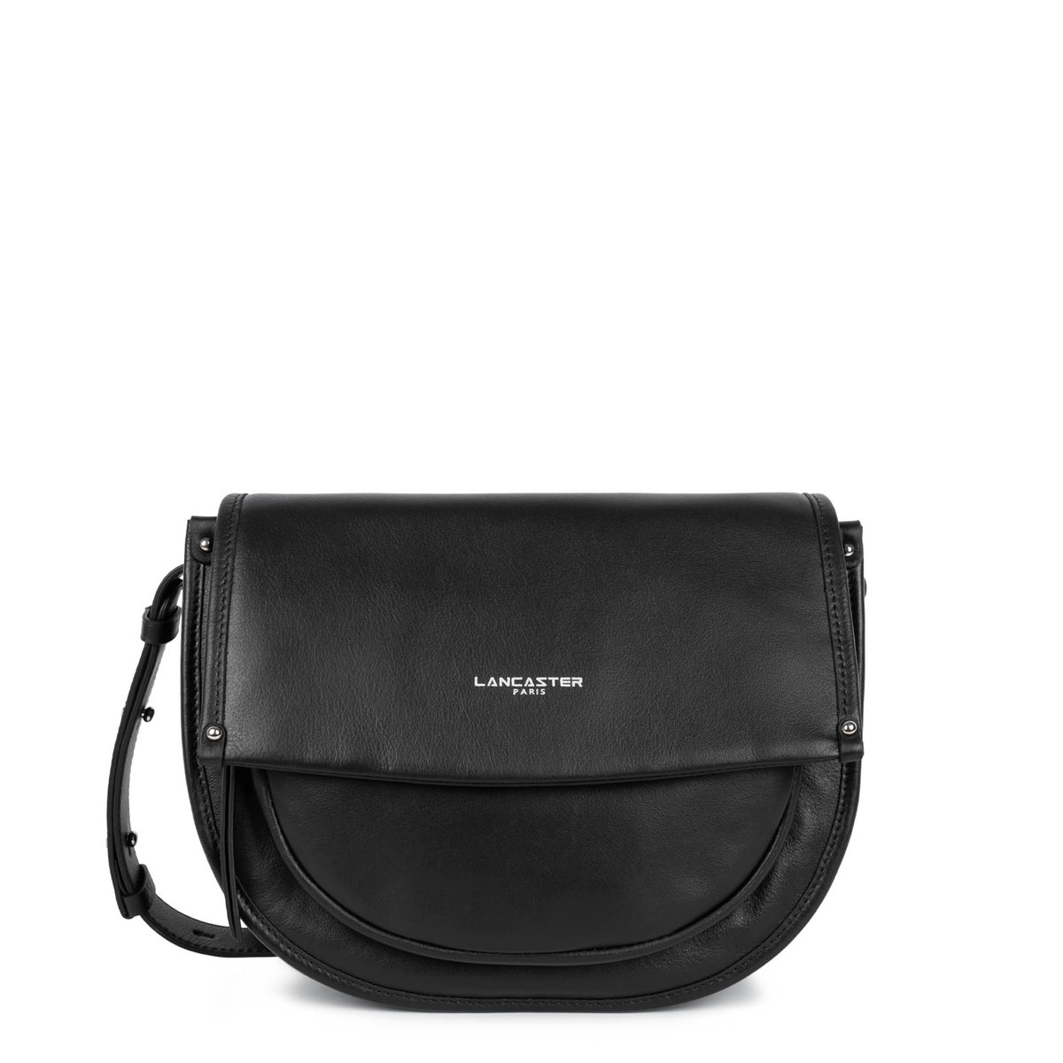 Sac besace SOFT SELMA noir, LANCASTER
