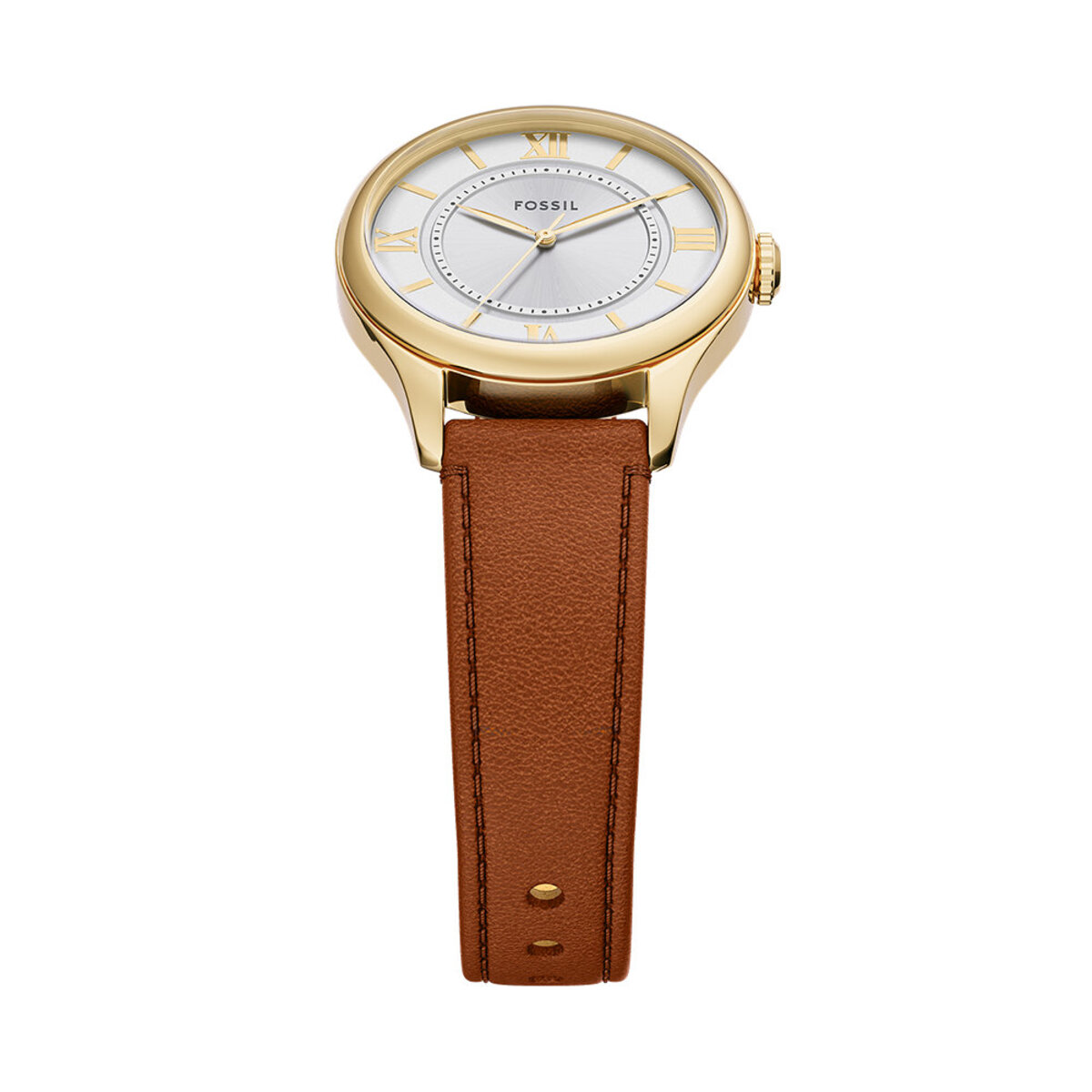 Montre Analogique  GILMORE doré argenté marron, FOSSIL