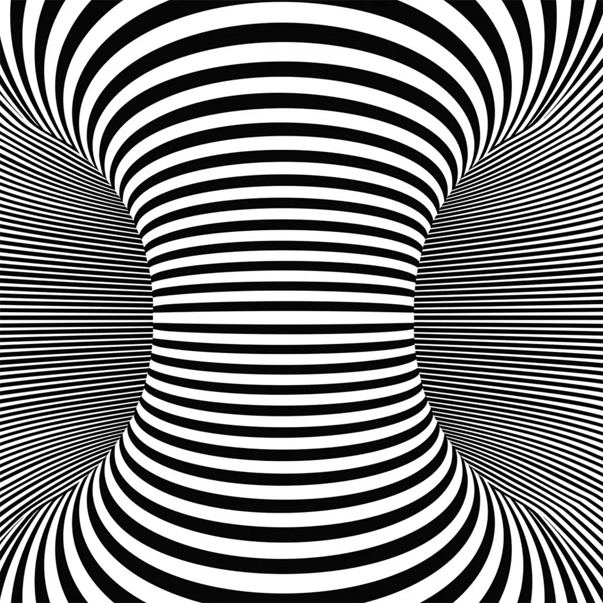 Papier peint psychedelique intissé, HEXOA