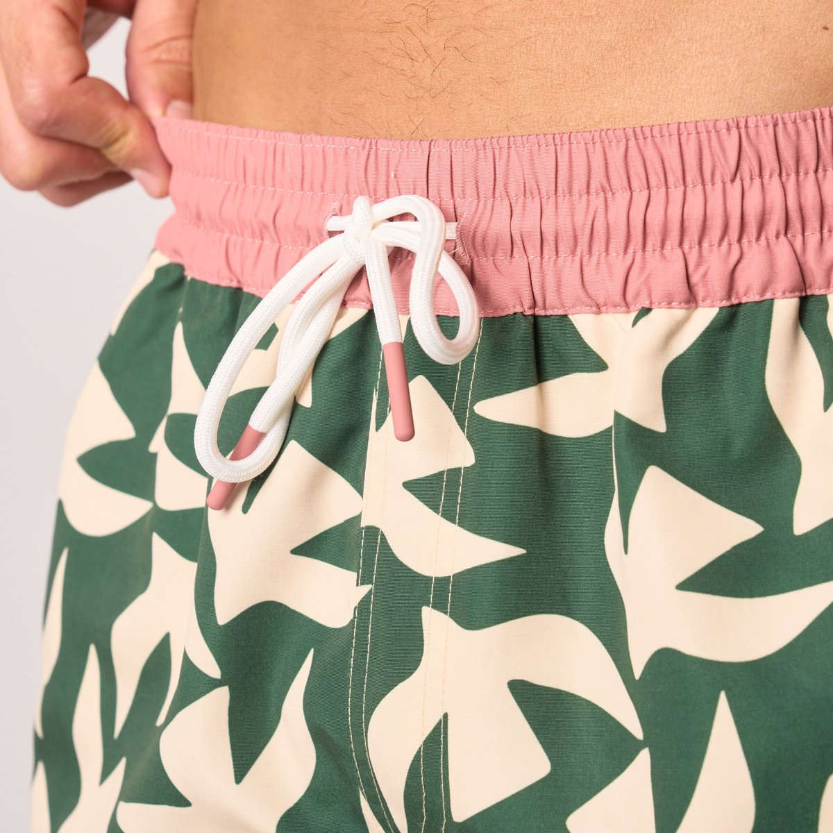 Short de bain en polyester recyclé vert, BILLYBELT
