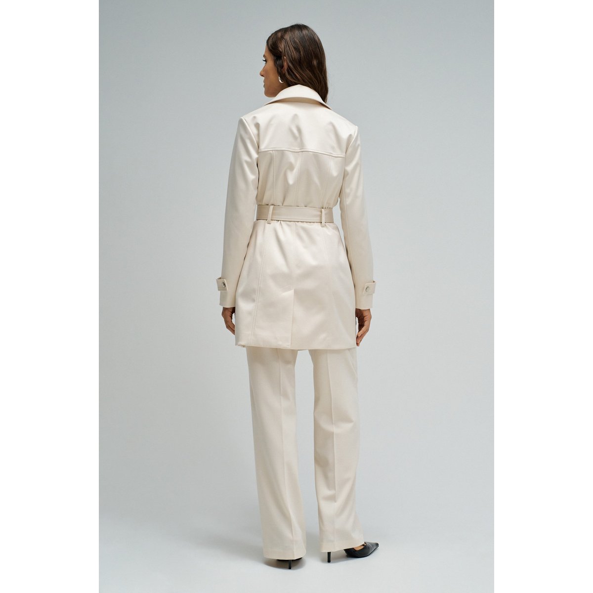 TRENCH COAT SATINÉE beige, SALSA JEANS