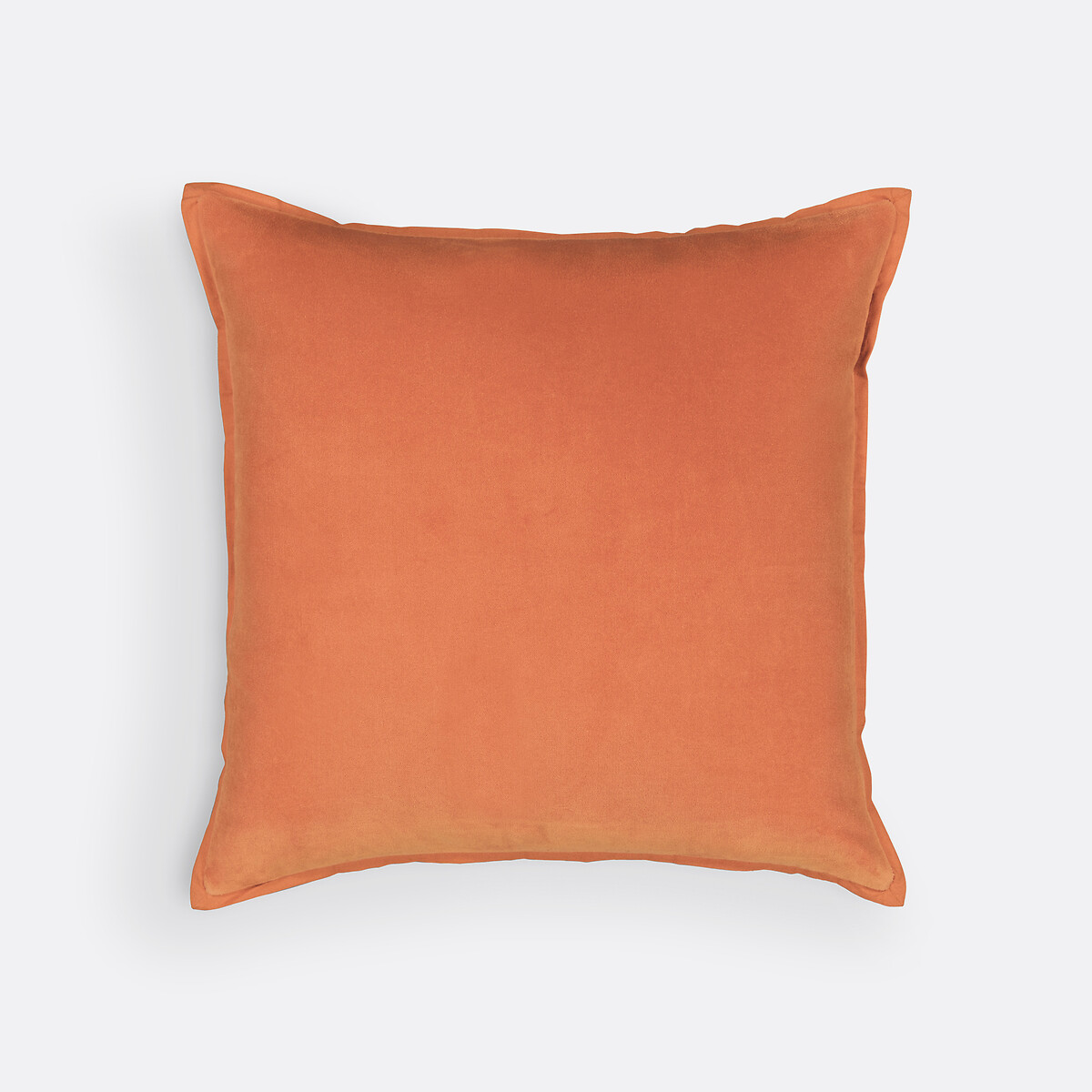 Funda de cojín de terciopelo liso, Alette naranja, LA REDOUTE INTERIEURS