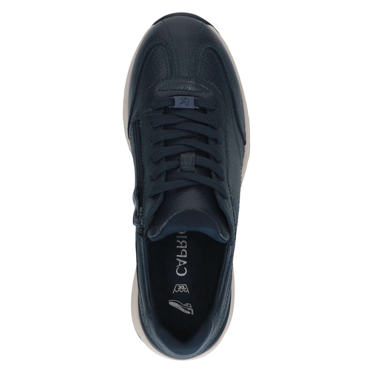 Basket en cuir bleu, CAPRICE