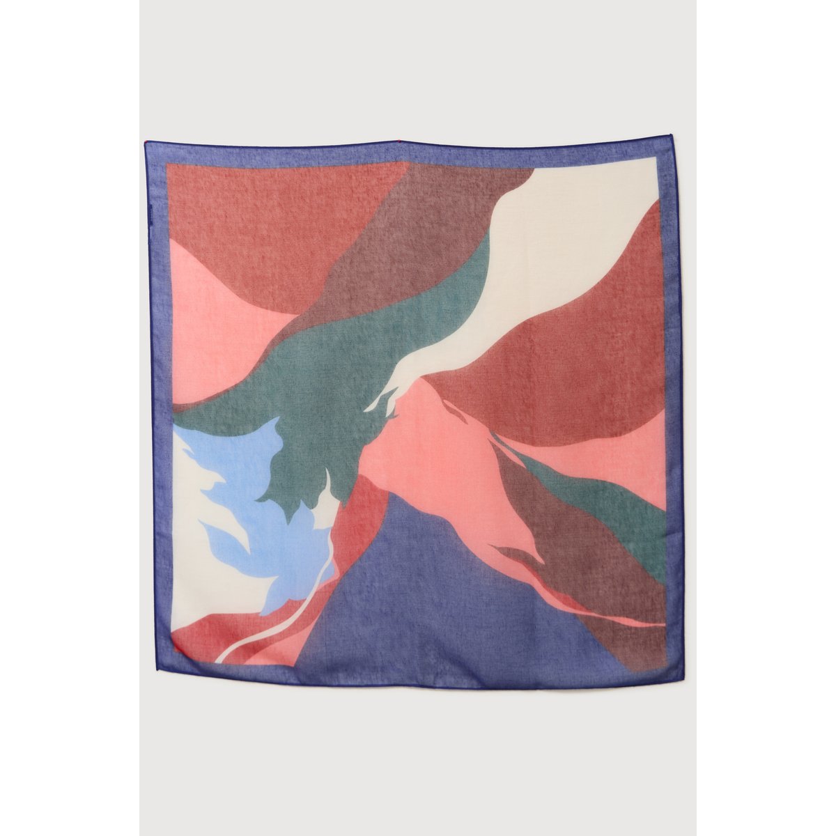 Foulard en voile transparent multicolore, BONOBO
