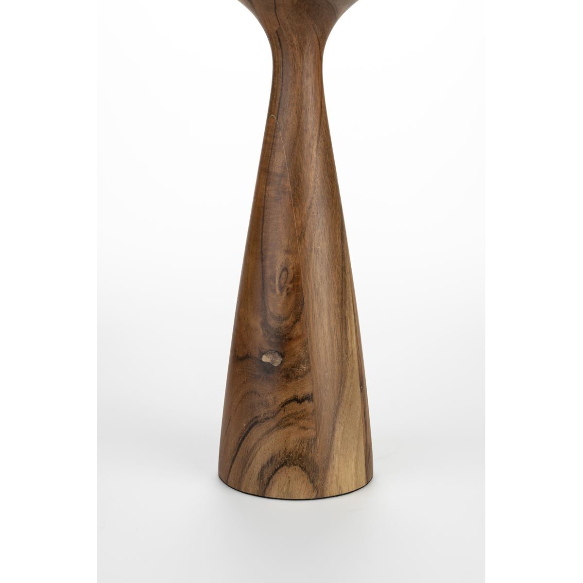 Bougeoir & Chandelle en bois, FLAMES bois, ZUIVER