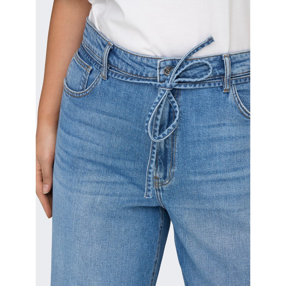 Jean Coupe Droite medium blue denim, ONLY CARMAKOMA