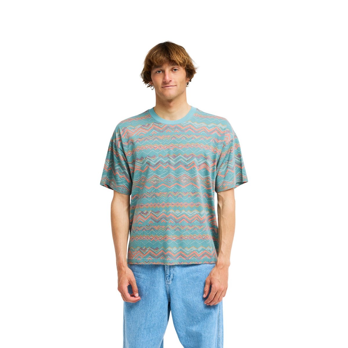 Haut manches courtes PAINT RACK vert blue haze, BILLABONG