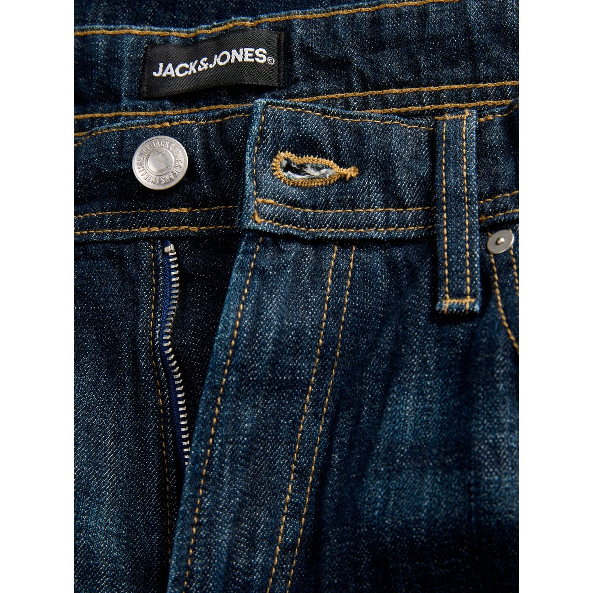 Jean À Coupe Ample bleue - blue denim 1, JACK & JONES