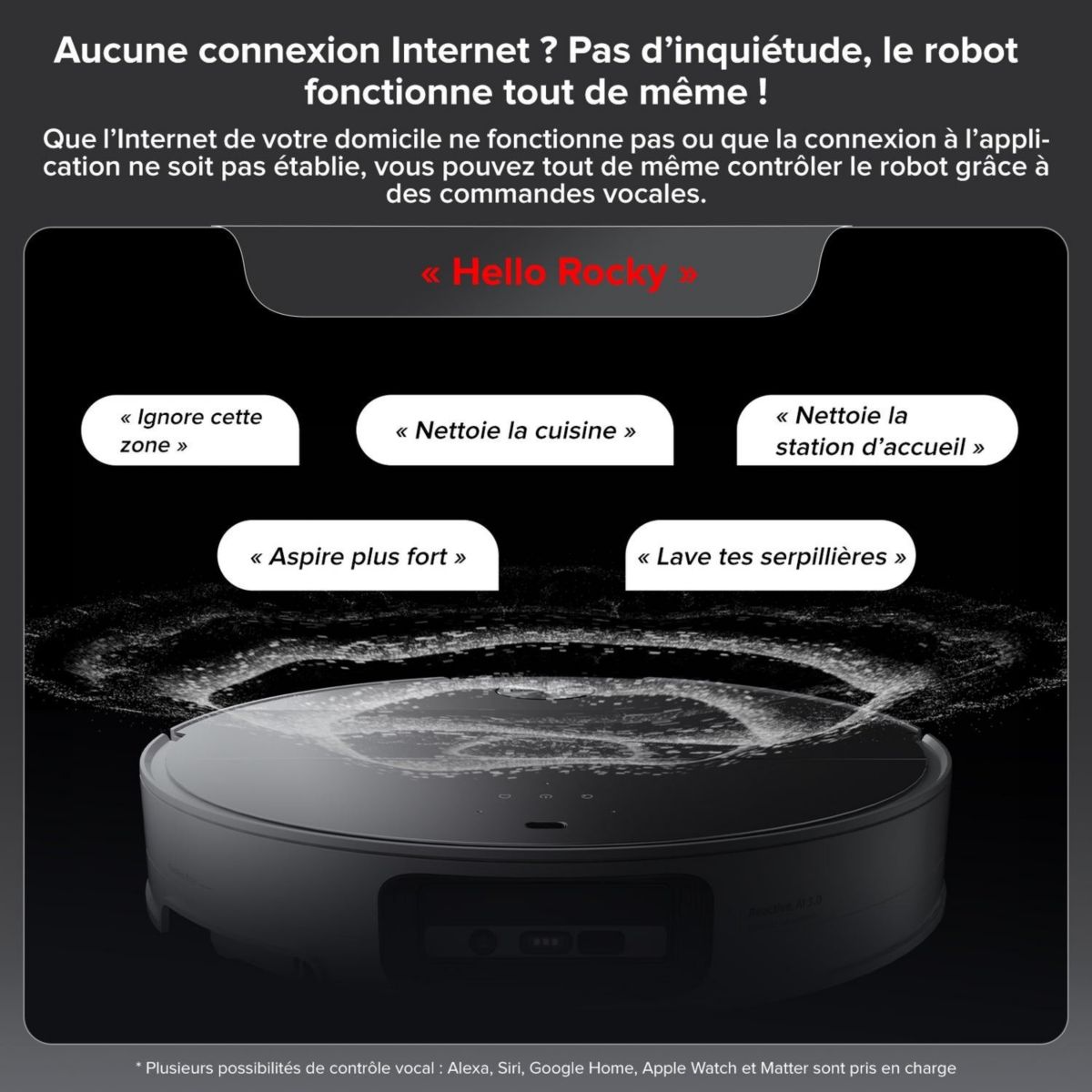 Robot Aspirateur Laveur Saros 10 blanc couleur unique, ROBOROCK