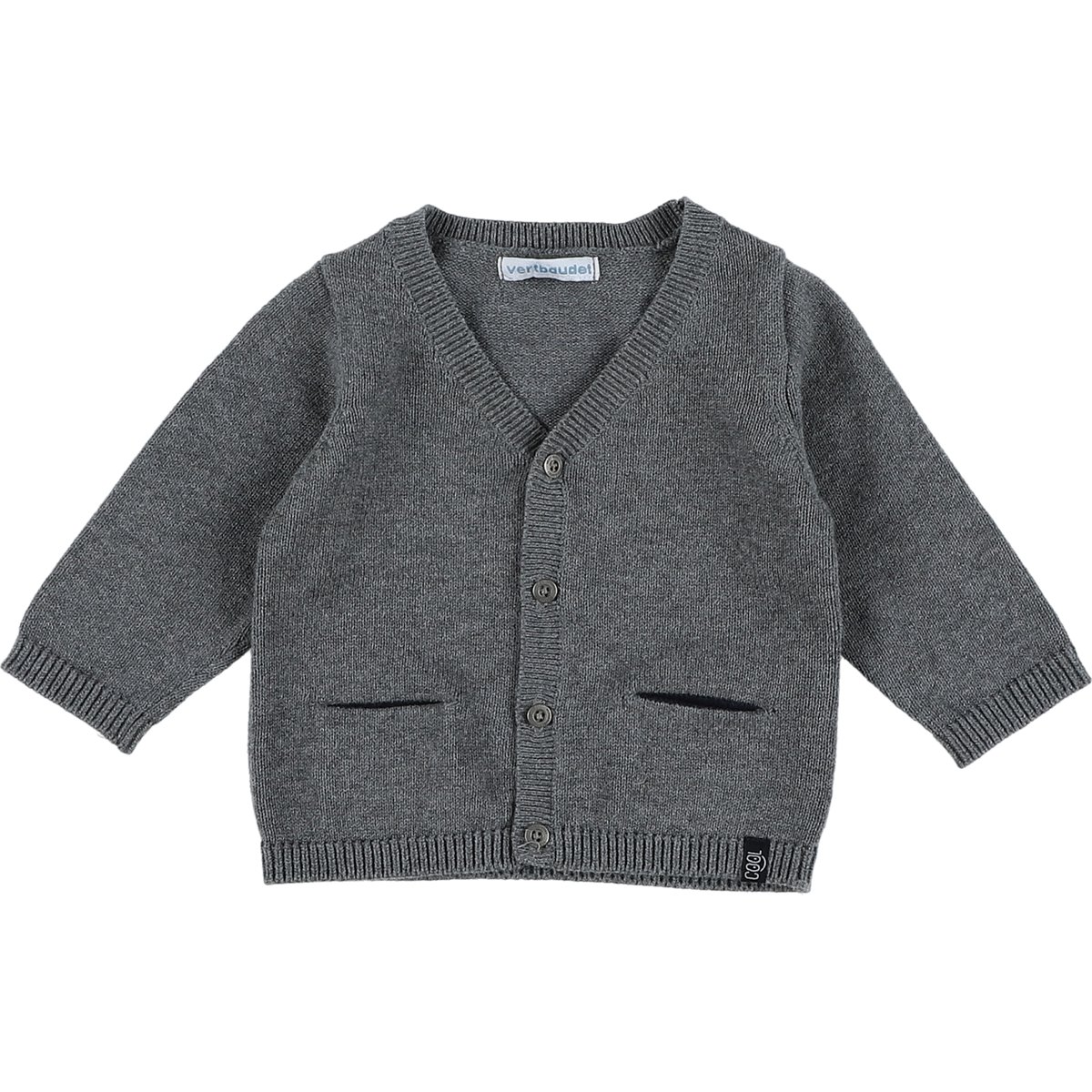 Gilet - Très bon état gris, VERTBAUDET