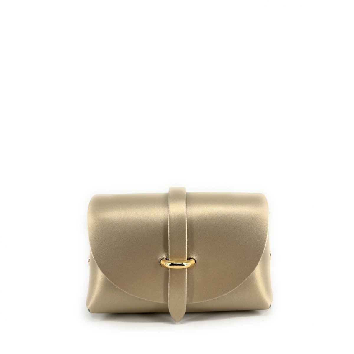 Sac à main en cuir lisse CANDY or pâle, OH MY BAG