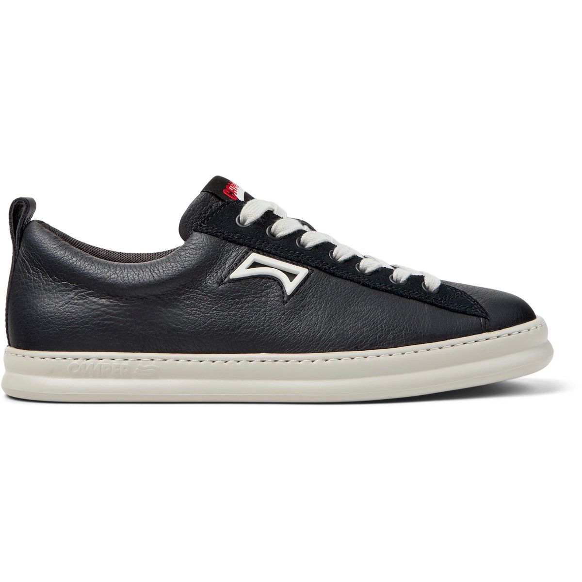Baskets Runner Four Smooth Leather noir, CAMPER