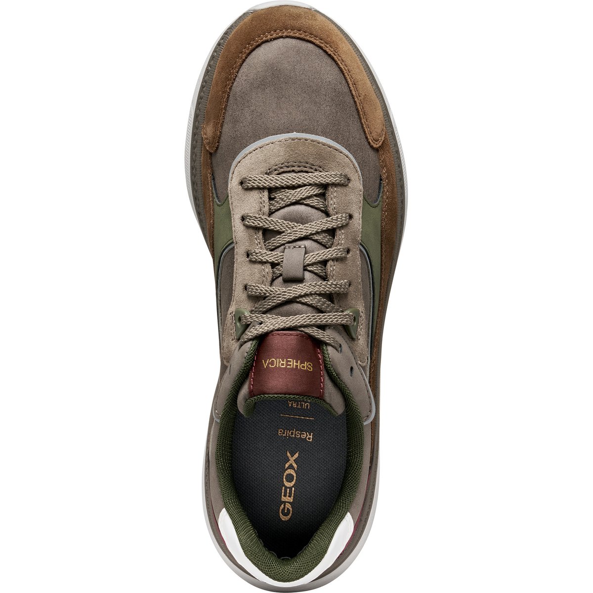 Baskets  U SPHERICA ACTIF X1 beige clair/cognac, GEOX