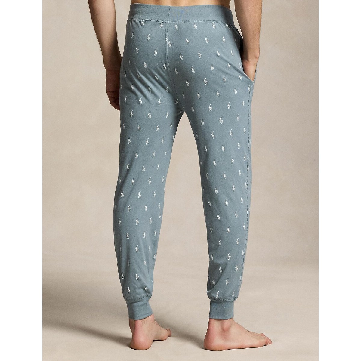 Pyjama Trousers with Pony Print grey, POLO RALPH LAUREN