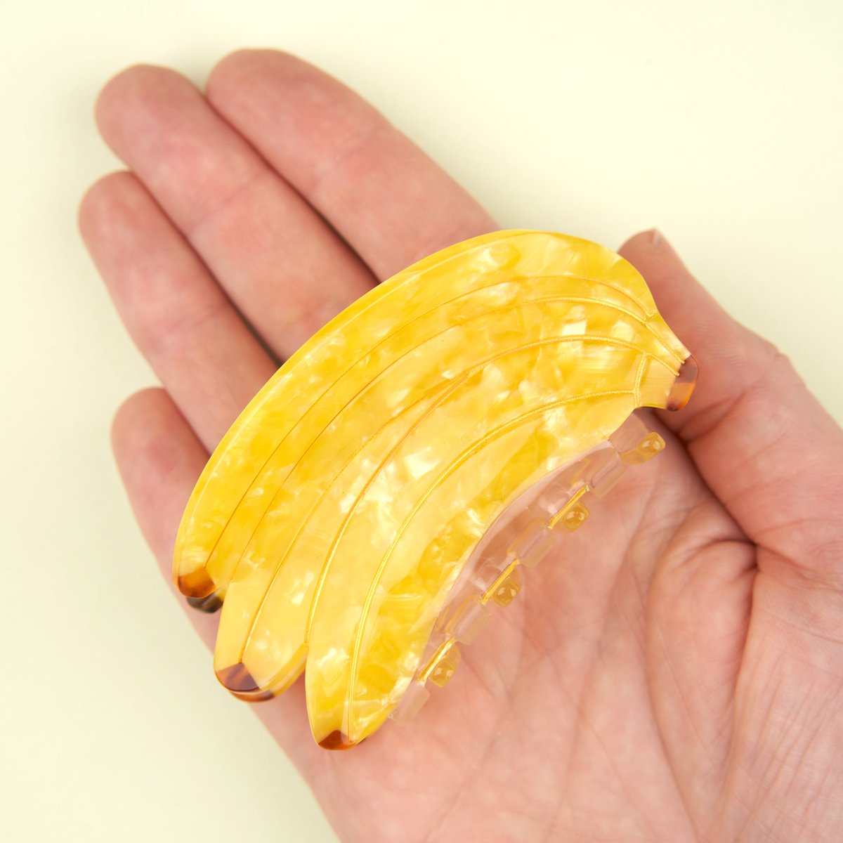 Pince à cheveux BANANE jaune, COUCOU SUZETTE