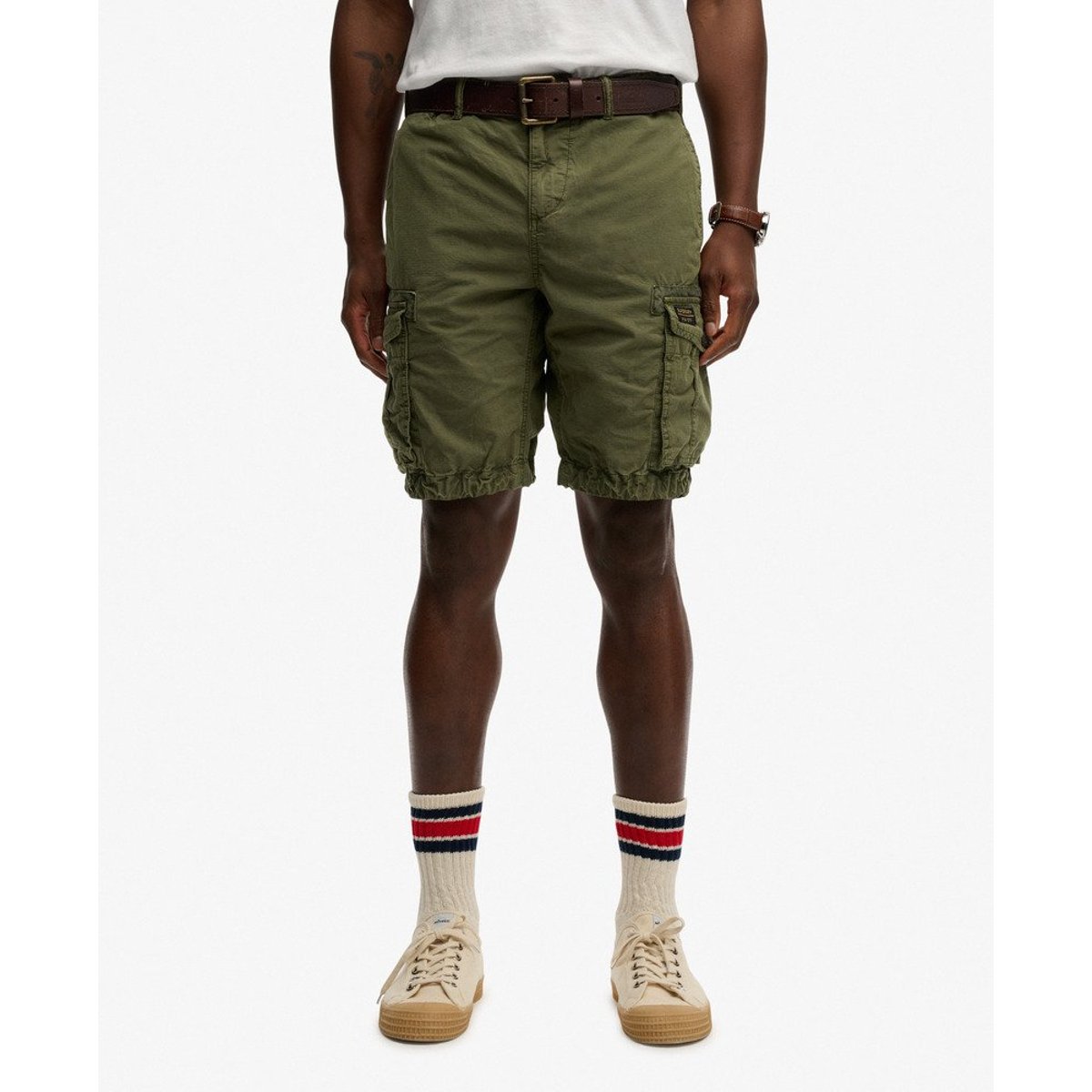 Short Léger Parachute vert ciboulette, SUPERDRY