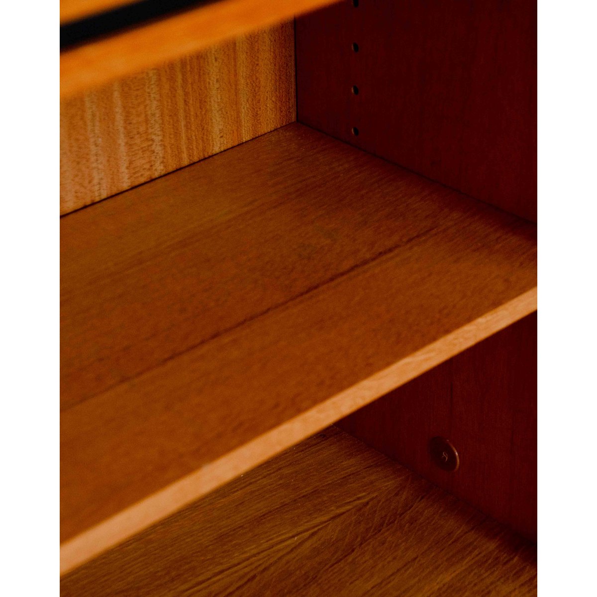 Bibliothèque vitrée contemporaine Madeleine N°740 - Bon état bois clair, DEBONGOUT