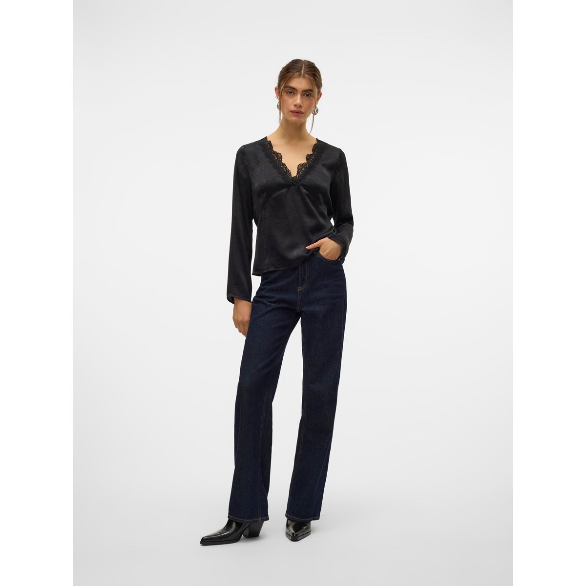 Blouse noire - black, VERO MODA
