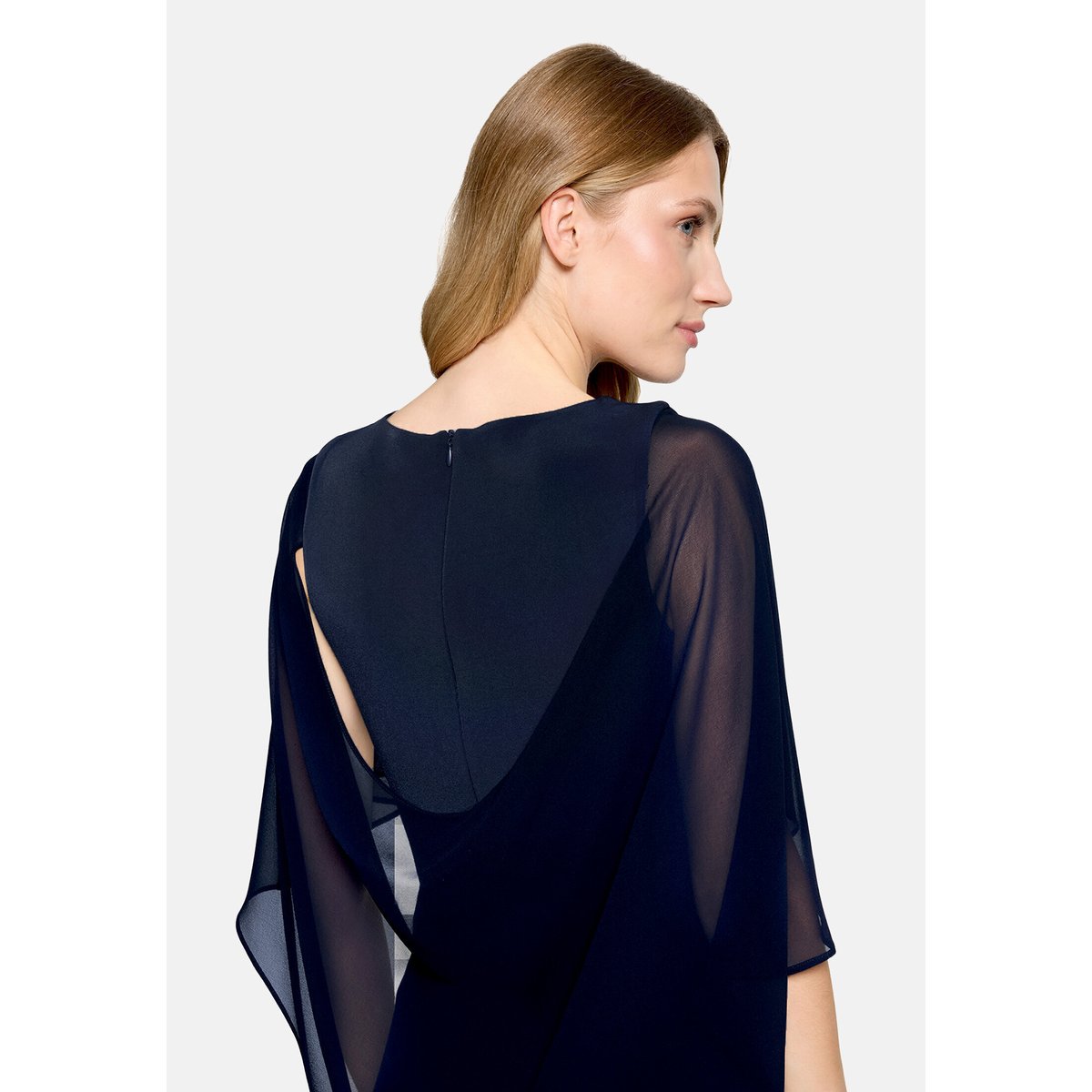Robe de cocktail à fronce night sky, VERA MONT