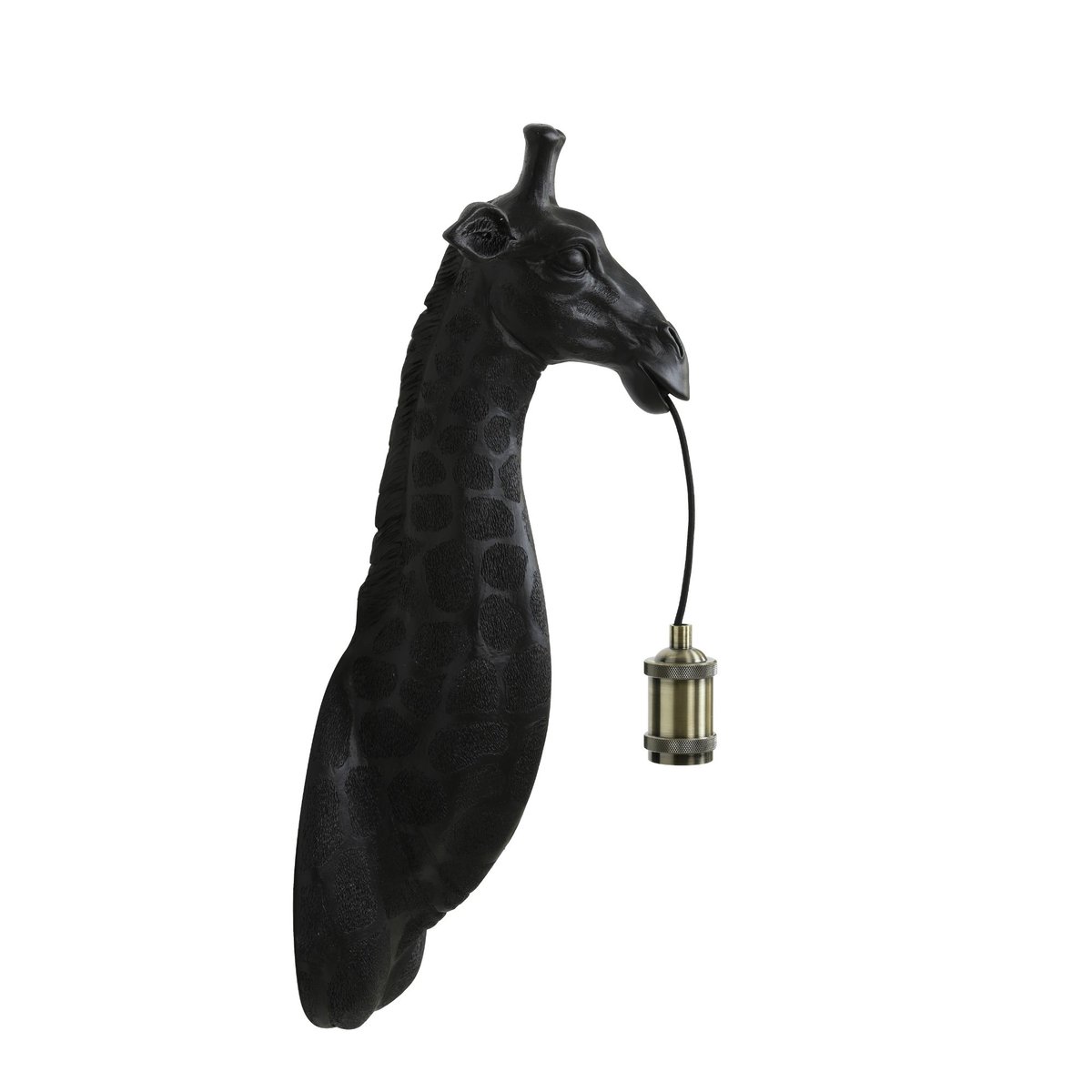 Lampe Murale Plastique GIRAFFE noir, LIGHT & LIVING