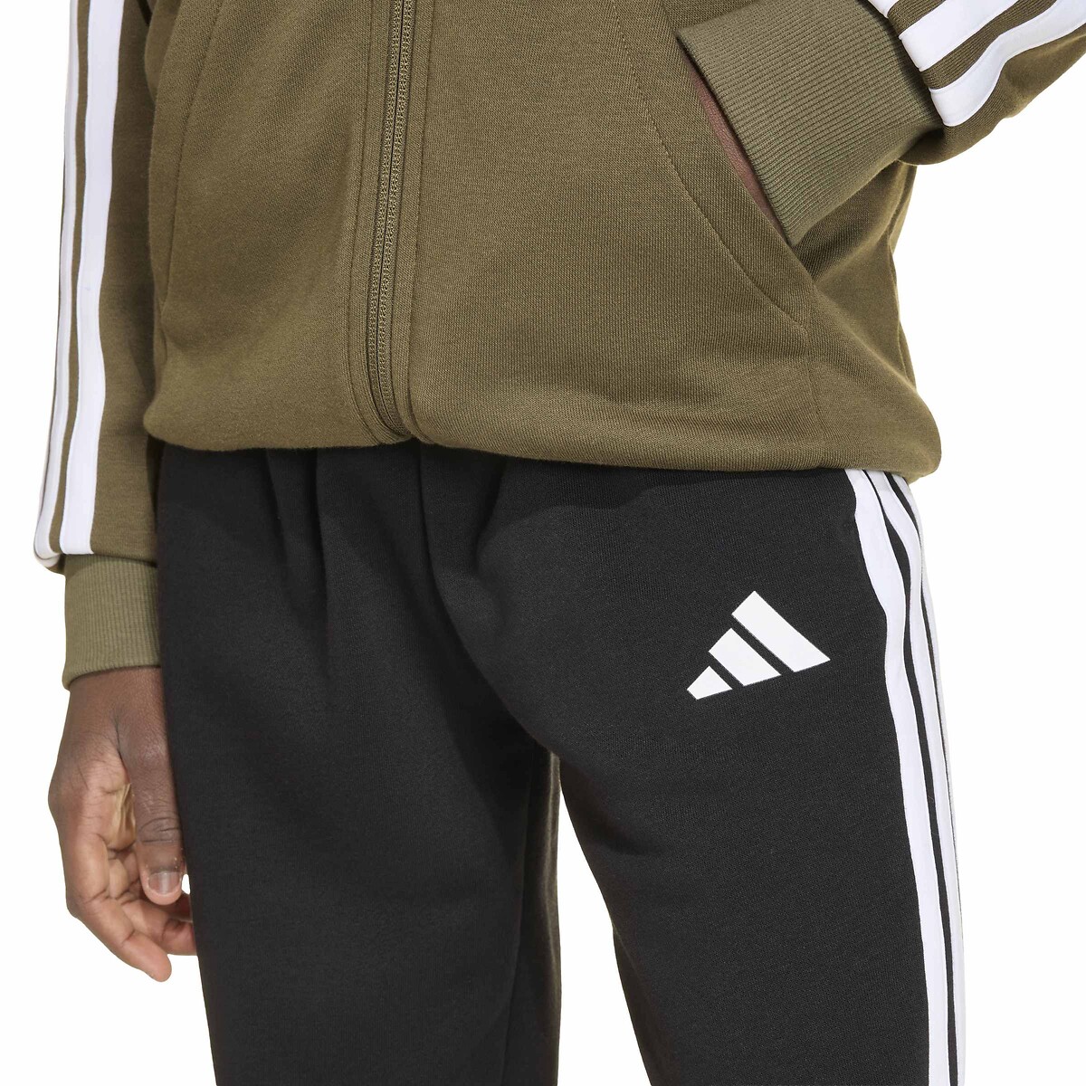 Ensemble en molleton, color block, TIBERIO kaki, ADIDAS SPORTSWEAR