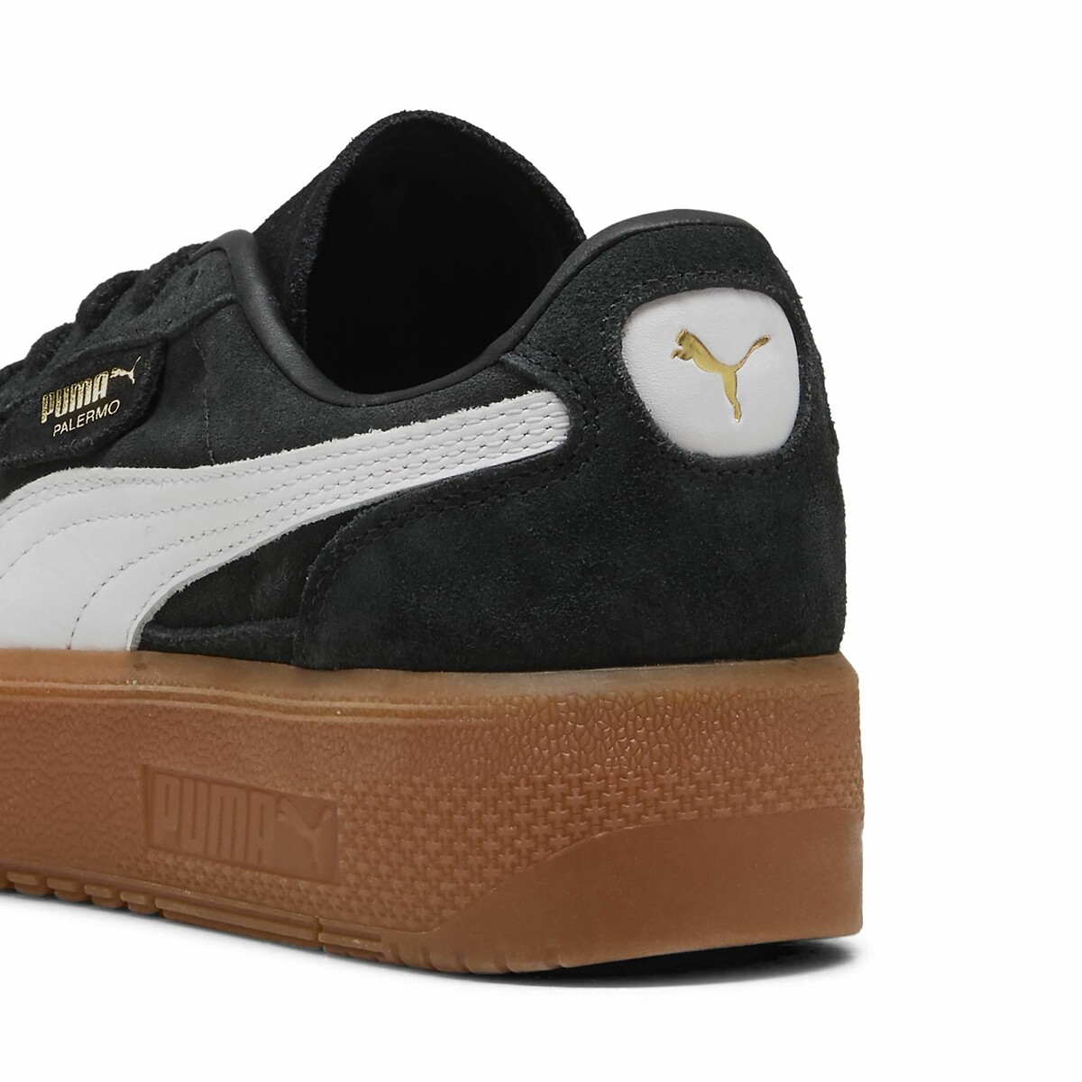 Baskets cuir Palermo Elevata noir/blanc, PUMA