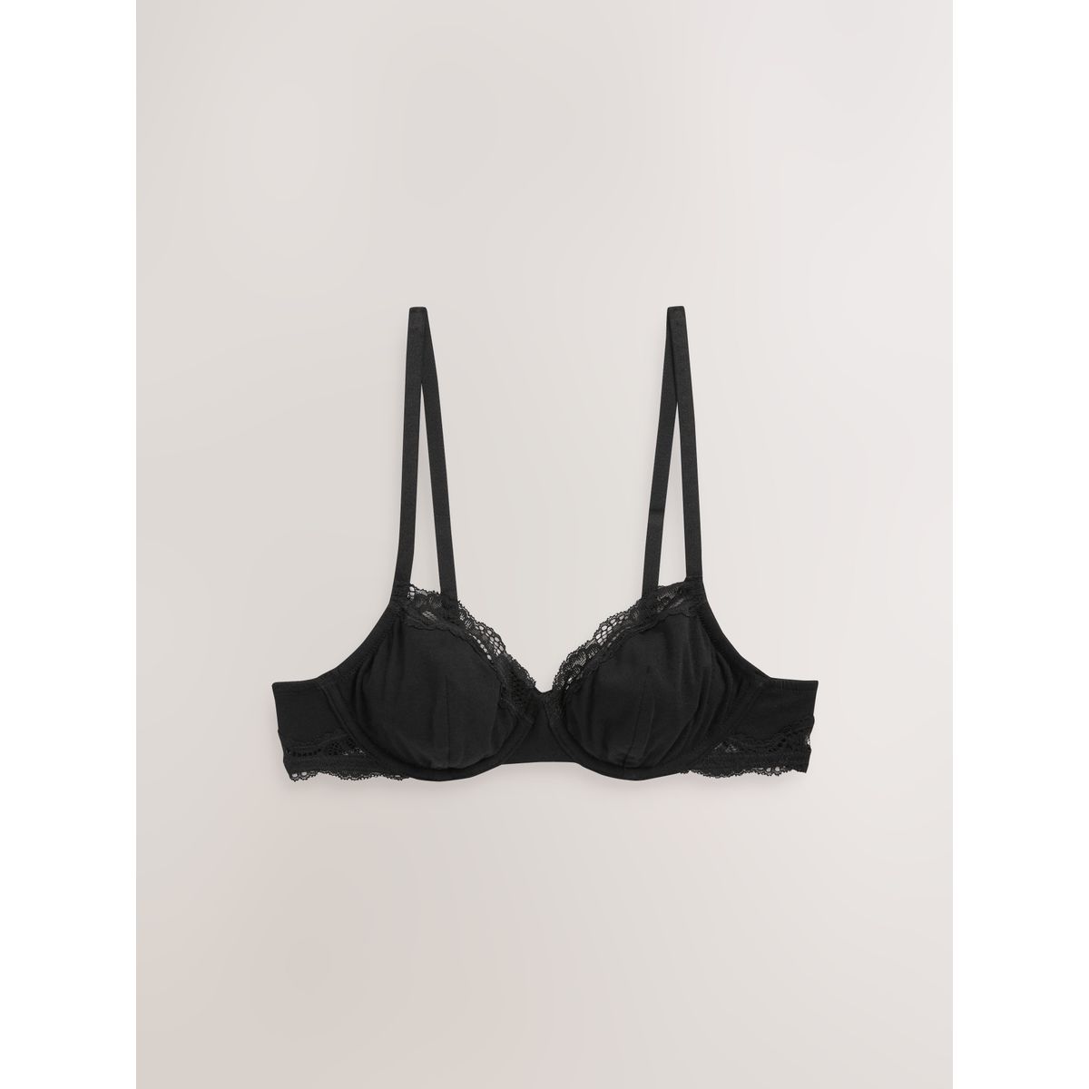 Soutien-gorge confort coton, lot de 3 noir/blanc/rose pastel nude, NEXT