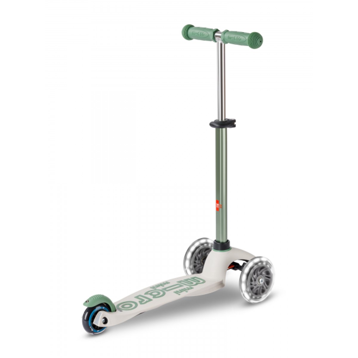 Mini Micro Deluxe Eco LED - Pistache vert, MICRO MOBILITY