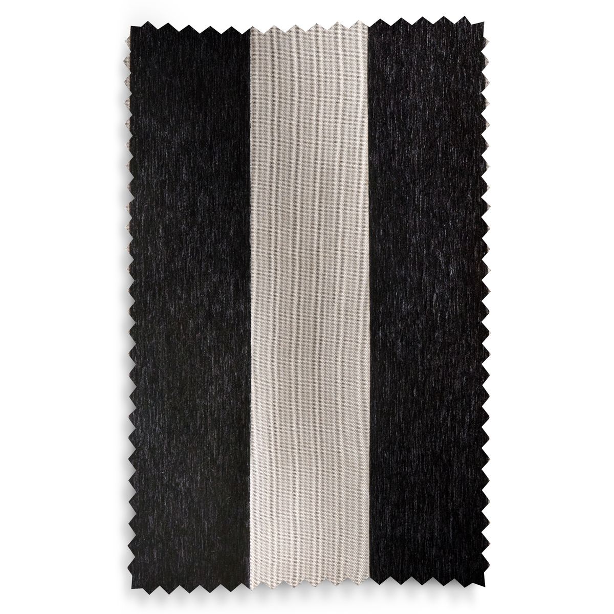 Rideaux à œillets rayés en fil chenille noir/naturel, NEXT