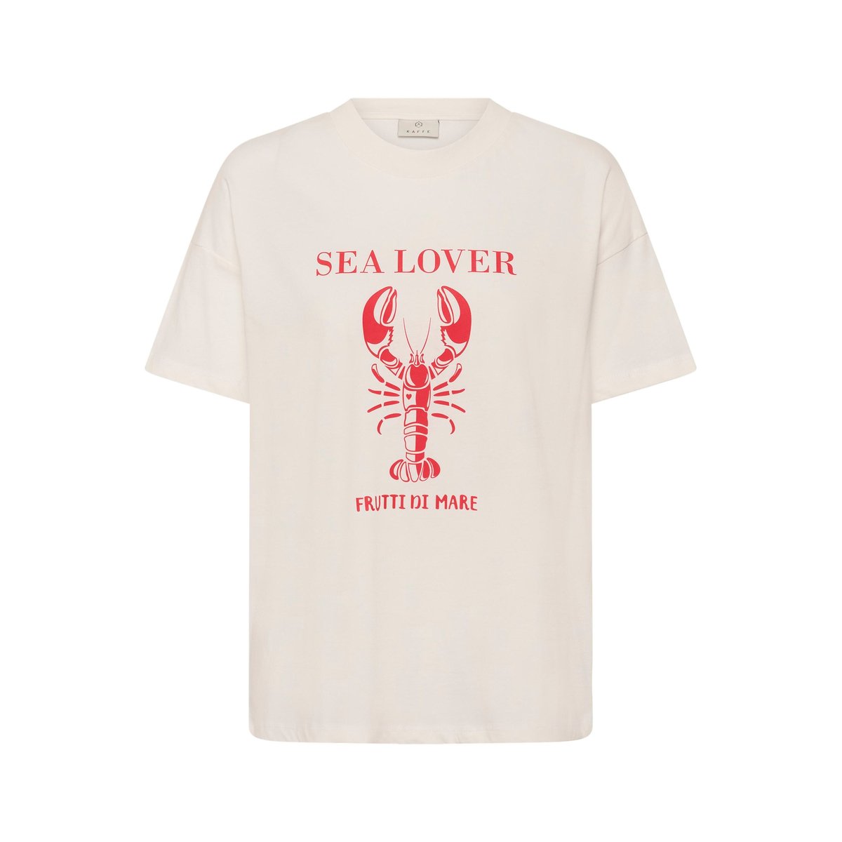T-shirt à manches courtes blanc chalk, KAFFE