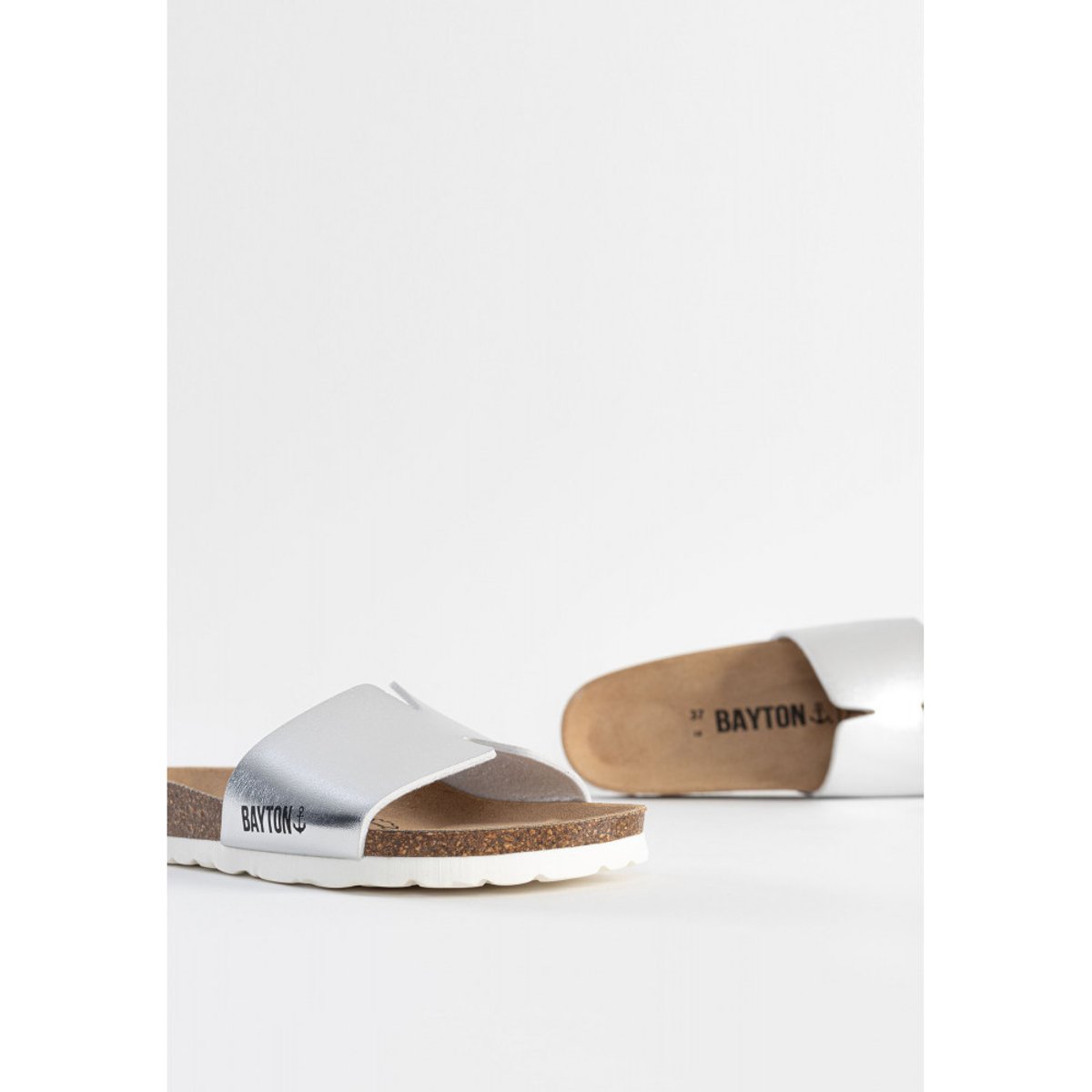 Sandales DJILIAN argent, BAYTON