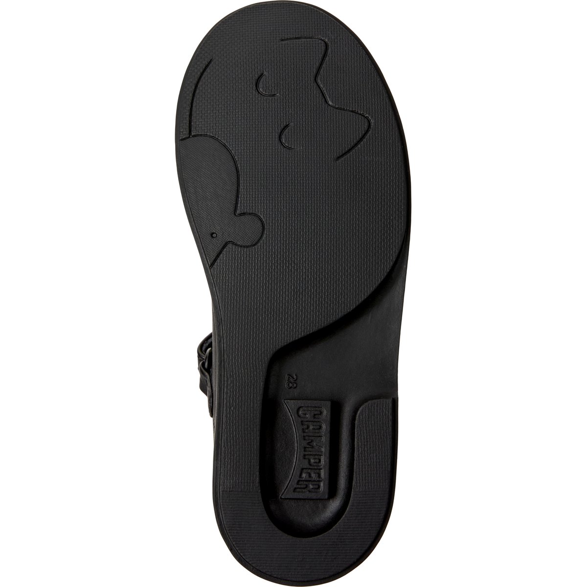 Ballerines Duet cuir Smooth Leather noir 2, CAMPER