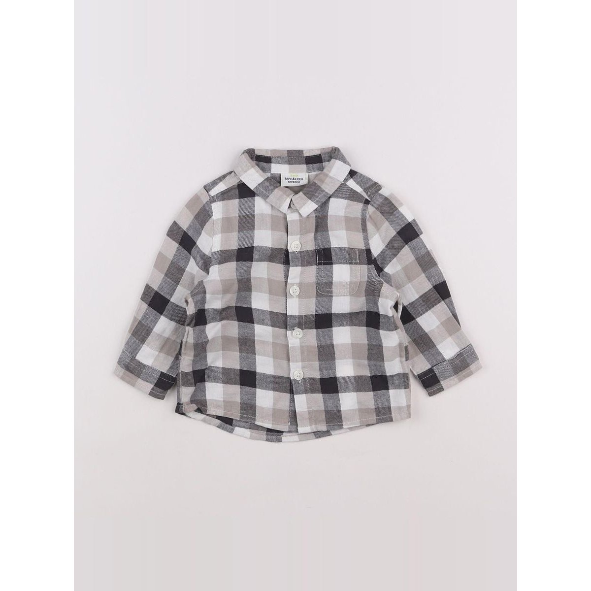 Chemise - Très bon état blanc, gris, TAPE A L'OEIL