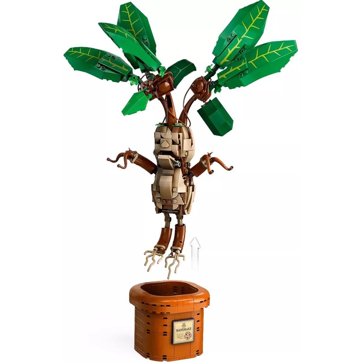 LEGO Harry Potter - Figurine Mandragore 76433 - Plante Magique à Construire multicolore, LEGO