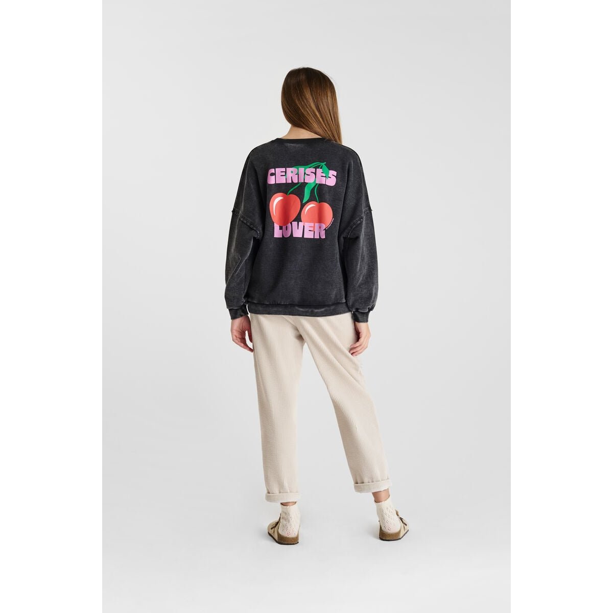 Sweat-Shirt capuche JULESGI black, LE TEMPS DES CERISES